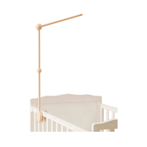 Crib Mobile Holder, HBM Wooden Mobile Arm & Hanger for Crib, Nursery Decor for Baby Girl Boy