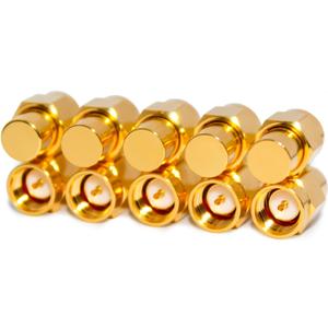 TOJOIN 10pcs SMA Male Load/RF Termination Load DC to 8GHZ Coaxial SMA Terminators Load Plug RF Test Equipment Connector Adapter 50 Ohm 0.25W VSWR 1.2 Standard of MIL-C-39012