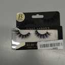 Lilly Lashes Self Adhesive Band 3D Faux Mink Eyelashes, No Lash Glue Needed, Body Heat Activated Press on Lashes, Reusable Self Adhesive Eyelashes Up to 5x, Easy to Apply & Remove (Miami)