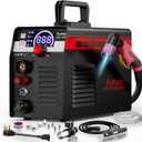Plasma Cutter 55A, Non-Touch Pilot Arc Plasma Cutter Machine, 110V/220V Dual Voltage, Large LED Display, IGBT Inverter, 1/2 Clean Cut, Portable Plasma Cutting Equipment