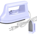 Mini Crafts Iron Handy Heat Press Machine Kit Portable with PVC Doormat for Heat Transfer, Charging Base Accessories for DIY T-Shirt Shoe Bag Vinyl Projects