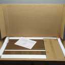 Shoe Cabinet, Shoe Storage Cabinet with Louvered 2 Flip Drawers, Narrow Shoe Cabinet Storage for Entryway, Freestanding Shoe Organizer Cabinet with Golden Handles, Slim Shoe Rack Cabinet (Walnut) (Width - 23.6 inches)