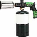 Propane Torch Head, Kitchen Blow Torch Gun, Campfire Charcoal Starter, Grill Torch with Igniter, Adjustable Flame for Cooking, Soldering (Propane Tank Not Included) (Koackl-GF8010)