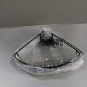 Orimade Corner Shower Caddy Stainless Steel with Hooks Wall Mounted Bathroom Shelf Storage Organizer Adhesive No Drilling 2 Pack, Black Only for 90-Degree Corner