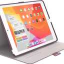 Speck Products BalanceFolio iPad 10.2 Inch Case and Stand, Fits Gen 7 ( 2019)/ 8 (2020)/ 9 (2021), Plumberry Purple/ Crushed Purple/ Crepe Pink