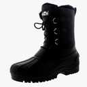 Polar Mens Muck Lace Up Short Nylon Winter Snow Rain Lace Up Casual Duck Boots, size 12