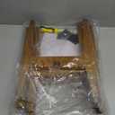 LASZOLA Bamboo Adjustable Plant Stand for Single Large Indoor Planters, Heavy Duty Floor Fern Holder Fits 8 to 12 Inch Pots, Mid Century Elevated Big Stool for Flower Pot Not Included, Walnut, 2 Pack