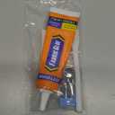 Fabric Glue Permanent, 60 ML Washable Clear Clothing Glue, Super Fabric Adhesive for Rhinestones, Patches, Clothes, Denim, Leather, Polyester, Fabrics, Doll Repair, Flannel, Cotton