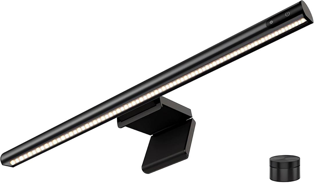 Monitor Light Bar, LED Monitor Light Lamp with Dual Mode Control, No Screen Glare Stepless Dimming USB Hanging Lamp for Work and Office