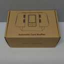 ADZERD Automatic Card Shuffler for 1-2 Decks with Dual Auto/Manual Modes, USB-C Rechargeable, Quiet Operation, Compatible with UNO, Poker, Mahjong, Bridge, Rummy, Skip-Bo, Phase 10 & More (white)