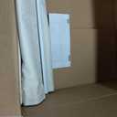Eclipse Drew Cordless Blackout Roman Shade, 23x64, Ivory