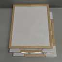 LYYYXGYP 8x10 OAK Wood Picture Frame 3 Pack Wooden Photo Frame Beige Natural Solid Wood Frame with Plexiglass for Wall Hanging and Tabletop Display