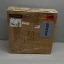 17.7 inches Velvet turfed Ottomans Cube with Legs, Metal-Framed Square Linen Storage Ottoman Foot Rest Stool Holds 770 LB for Dorm Living Room Bedroom White UASND64W