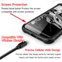 ZHEGAILIAN for iPhone 15 Pro Case, Military-Grade Protection, All-Around Shockproof Corners, Anti-Scratch Phone Case for iPhone 15 Pro - Black Grey Leopard