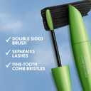 COVERGIRL Clump Crusher Mascara, 20X More Volume, Double Sided Brush, Long-Lasting Wear - 835 Black Brown (Pack of 1)