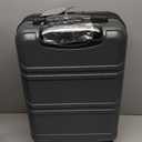 Kono 20'' Carry on Luggage Lightweight with Spinner Wheel TSA Lock Hardside Luggage Airline Approved Carry on Suitcase Grey