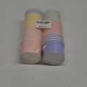 MATICAN Paper Ice Cream Cups, 50-Pack 5.5-oz Disposable Dessert Bowls for Hot and Cold, 5.5-ounce, 5 Pastel Colors