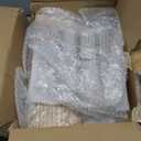 AceOrbit Hanging Jewelry Organizer Wall Mounted with Rustic Wood Rattan Shelf Wooden Ring Display Box Large Boho Jewelry Holder for Necklaces Bracelet Earrings Rings Storage