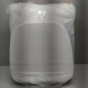 AAAAAcessories D-Shaped Chair Cushions, 2" Thick Dining Chair Pads with Ties and Removable, Machine-Washable Cover, 17" x 16", Set of 6, Brown