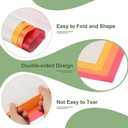 PATIKIL 22.8 x 22.8 Inch Flower Wrapping Paper, 20 Pcs Iridescent Double Sided Florist Bouquet Packaging Waterproof Florist Supplies DIY Crafts Gift Packaging Gift Box Wedding, Orange