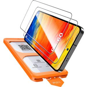 LK 2 Pack for Samsung Galaxy S25 Plus/S25+ Screen Protector Tempered Glass, [Auto Dust Removal] Full Coverage Mil-Grade Shatterproof Film for S25 Plus 6.7'', 0 Bubble (Clear)
