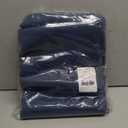 NICETOWN 100% Blackout Curtain Set, Thermal Insulated & Energy Efficiency Window Draperies for Guest Room, Full Shading Panels for Shift Worker and Light Sleepers, Navy Blue, 52W x 84L, 2 PCs