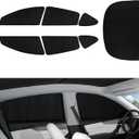 BASENOR [Upgraded Gen2] Tesla Model Y Juniper Side Window Sunshade 2025 2026, 7PCS Full Set Wrinkle-Free Window Covers for Kids, Camping & Privacy Rest, Rear Windshield Reflective UV Protection