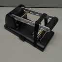 Heavy Duty 2 Hole Punch 6 Mm, 100 Sheets Punch Capacity, 3.15 Inches/ 80 mm Hole Spacing Heavy Duty Paper Puncher for School Office Home Supply, Black