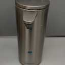 simplehuman 14 oz. Touch-Free Rechargeable Sensor Liquid Soap Pump Dispenser, Brushed Stainless Steel