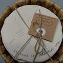 Sand Dollar Coaster Set,  Color White Shape Round, 
Item Dimensions L x W	4"L x 4"W