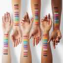 BestLand 12 Colors Matte Liquid Eyeliner Set Rainbow Colorful Neon Eyeliner Pencil Pigmented Waterproof Smudgeproof Long Lasting Gel Eye Liner Christmas Makeup Gift Kit for Women (Set E)