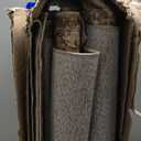 10x14 Brown Area Rug Vintage Living Room Bedroom Washable Carpet Non-Slip Soft Low Pile Distressed Indoor Large Throw Rug for Dining Room Office