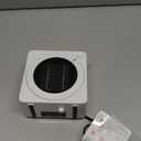 Gaiatop Mini Space Heater, Lightweight PTC Ceramic Fast Heating 500W Energy Efficient for Indoor Use, Overheating & 45 Tip-Over Protection, Portable Desk Electric Heaters for Office Home White