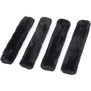 PowerTye SHEEPTEX Synthetic Sheepskin Plush Soft-Tye Covers - 4-Pack