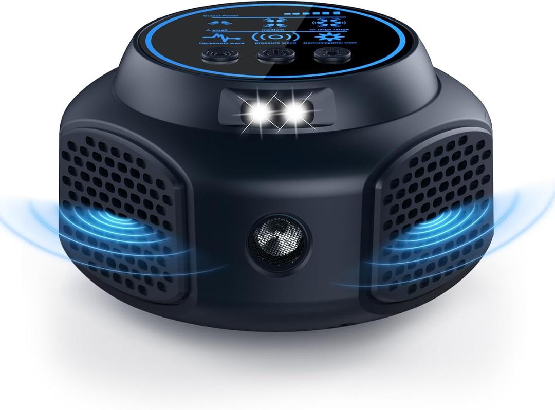 Ultrasonic Pest Repellent Plug Indoor Mouse Traps for Home, Mouse Repellent Ultrasonic Device, Rodent Repeller Ultrasonic Plug in Pest Control for Rat Mice Roach Spider Ant Bug Squirrel Black 1 Pack (Balck)