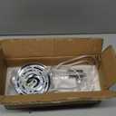 Modern LED Pendant Light, Chrome Bubble Hanging Ceiling Lighting Fixture, 3 Color 2700K/4500K/6500K, Small Kitchen Island Chandelier Over Table for Dining Room, Living Room, Entrance, Bar, Cafe (1 Pack)