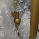 Modway Abigail Queen Metal Headboard in Gold