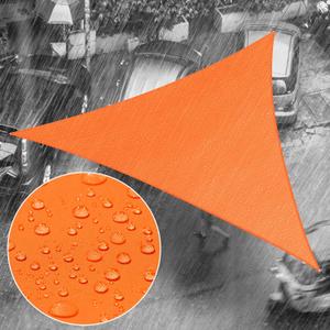 Royal Shade 12' x 12' x 12' Orange Triangle Waterproof Sun Shade Sail Canopy Awning, UPF50+ 98% UV Blockage & Water Resistant rsTADT12, Outdoor Backyard Patio Garden