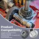 W11192795 Beveled Gears Set Compatible with Whirlpool/Kitchen-Aid Stand Mixer Includes 9703337 9703338 Gears Fits 4KB25G, 4KD2661, 4KG25G and More
