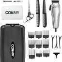 ConairMAN Hair Clippers for Men, 21-Piece Home Hair Cutting Kit (Chrome)