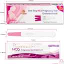Pregnancy-Test Sticks-HCG Pink-Clear Early-Detection 3Count in 30 Seconds Individually Wrapped