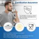 PUREPLUS 20 Micron 20" x 4.5" Whole House Sediment Home Water Filter Replacement Cartridge, Compatible with DGD-5005-20, AP810-2, P5-20BB, FP25B, FPMB5-20, 155358-43, SDC-45-2005, 4 Pack