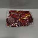 SIMISI RIBBON 24Pcs Burgundy Christmas Velvet Ribbon Bows Decorations Xmas Ornaments Vintage Decor for Tree, Wreath, Garland (3/8'' Width, 5 * 7 inch)