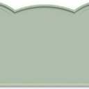 OHMO - Cat Food Mat, Silicone Pet Feeding Mat for Floor Non-Skid Waterproof Dog Water Bowl Tray, Easy to Clean Pet Placemat (Sage Green, 20 * 12'')