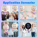 2 Pcs Gender Reveal Balloons Set (Boy & Girl) - 17.7" x 26.8" Foil Balloon for Gender Reveal Party Decorations,Baby Showers, and Photography, Pregnancy Announcement