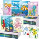Estune 40 Pcs Ocean Coloring Books Bulk Under The Sea Party Favors Mini Small Coloring Book Bulk Birthday Party Gift Classroom DIY Craft Home