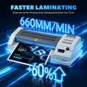 13-Inch Thermal Laminator, 3-10 Mil, 4-Roller, A3