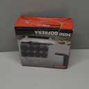 Mini Waffle Maker Machine, Tiny Waffle Bites Iron for Kids, Bake 8 x 2'' Tiny Waffle Bites, Small Waffle Maker, Compact & Easy Use, Non Stick Surface, Recipe Included, White