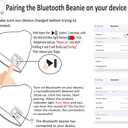 Bluetooth Beanie, Double-Layer Wool Lining Bluetooth Hat Beanie for Men/Women/Teens/Family, 20hrs Playing, Gift Packaging for Christmas Stocking Stuffers Thanksgiving (001-Black)