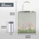 2 x ABUIFDK Car Trash Can, Cute Car Trash Bag, Hanging Car Organizer and Storage Bag, Trash Bin for Car Accessories, Vehicle, Travelling, Camping Cute Pink Grass